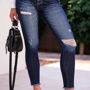 Vervet distressed jeans